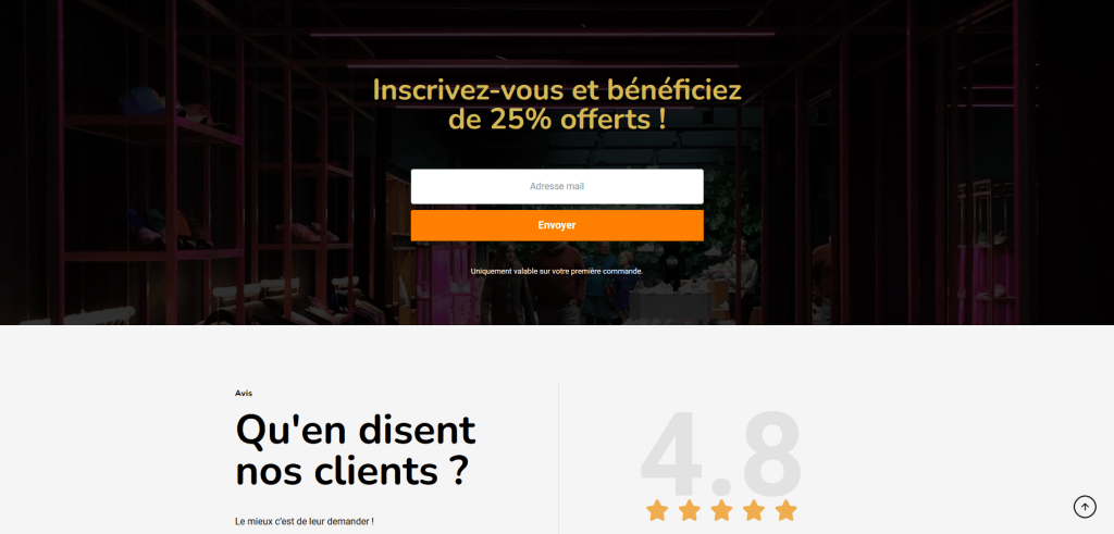Création site boutique Pharao