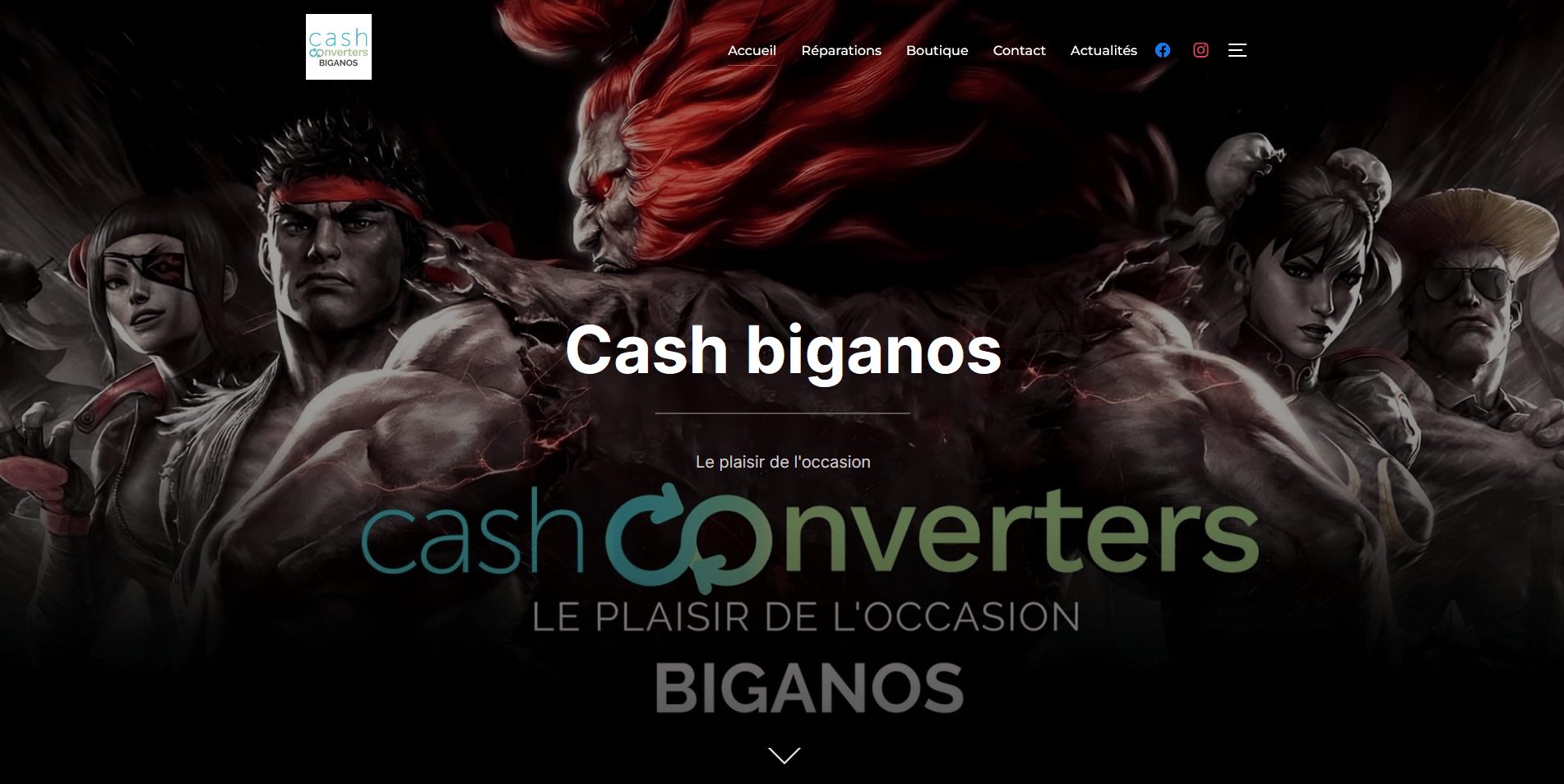 potefolio site Cash Biganos