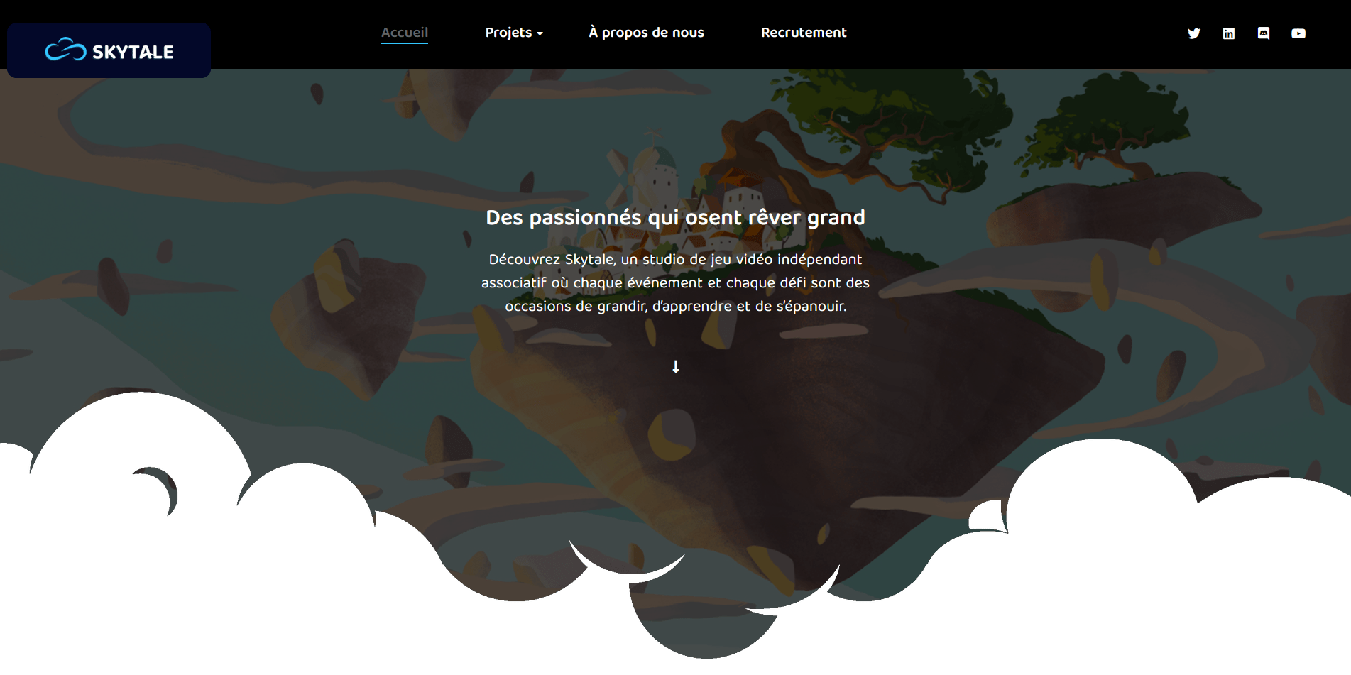 Portefolio site Skytale