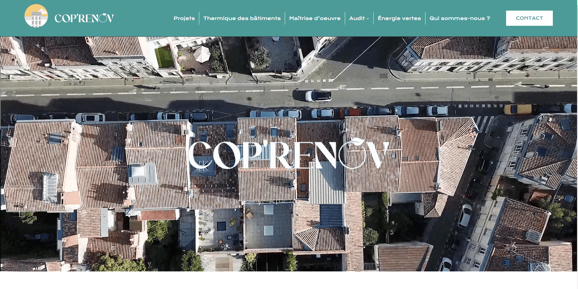 Conception site web Bordeaux coprénov