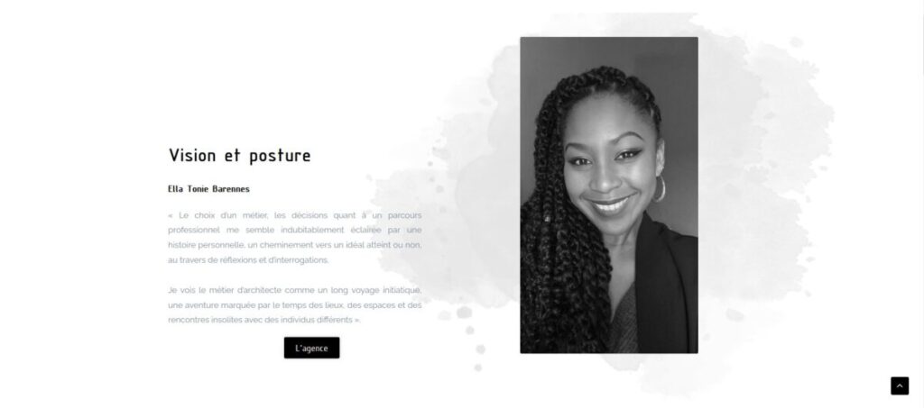 Création site web pour architecte à Bordeaux.