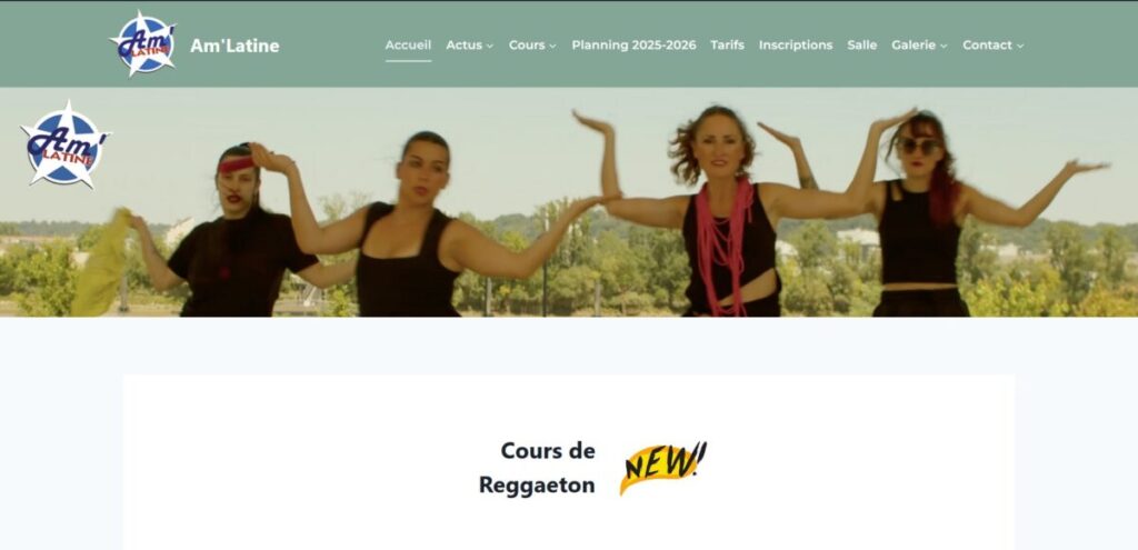 Gestion site internet Bordeaux Am'Latine