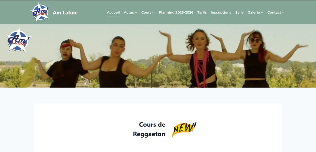 Gestion site internet Bordeaux Am'Latine
