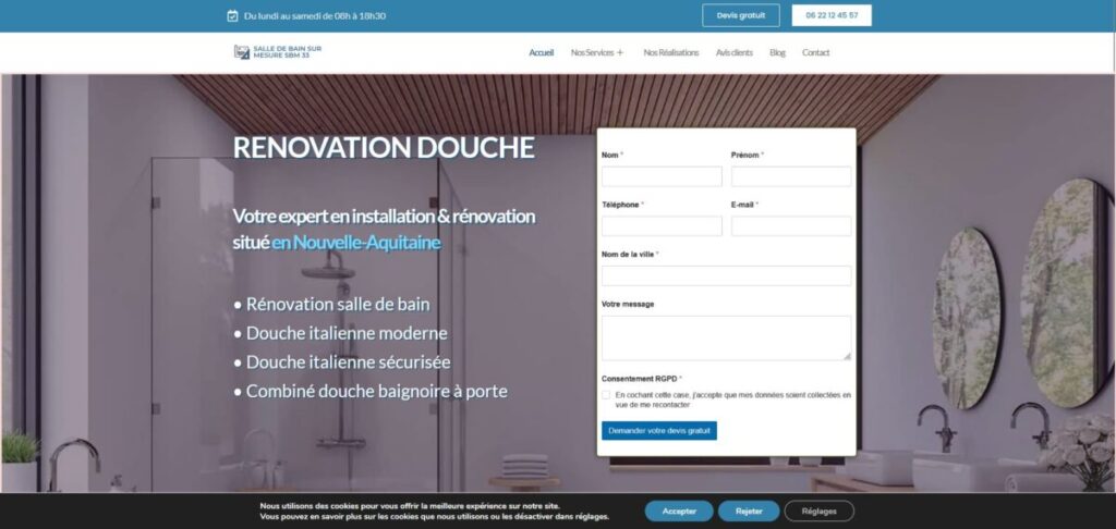 gestion site web bordeaux
